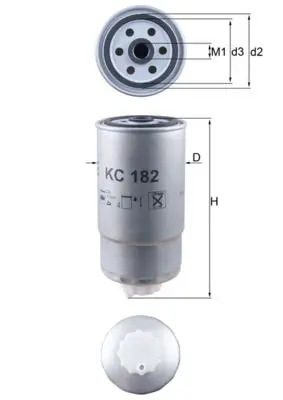 filtru combustibil KNECHT KC 182