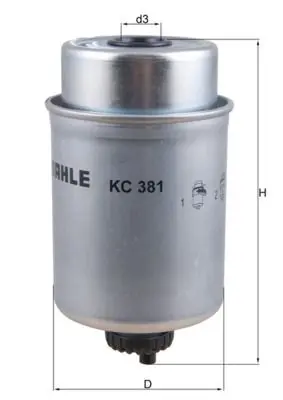 filtru combustibil KNECHT KC 381
