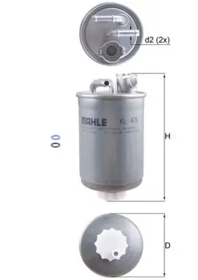 filtru combustibil KNECHT KL 476D