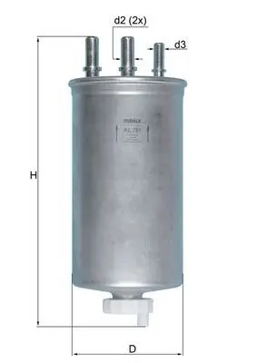 filtru combustibil KNECHT KL 781