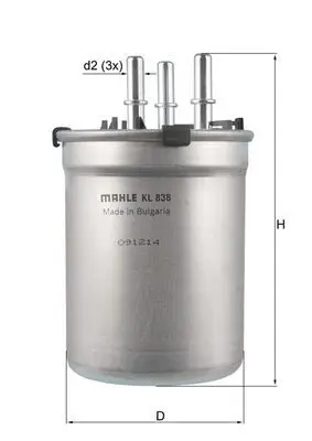 filtru combustibil KNECHT KL 838