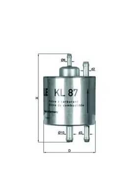 filtru combustibil KNECHT KL 87