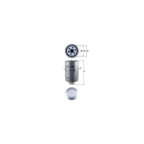 Filtru combustibil MAHLE KC 140