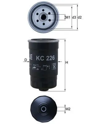 filtru combustibil MAHLE KC 226