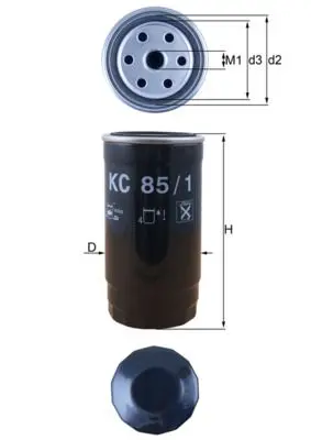 filtru combustibil MAHLE KC 85/1