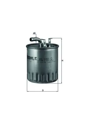 filtru combustibil MAHLE KL 100/2