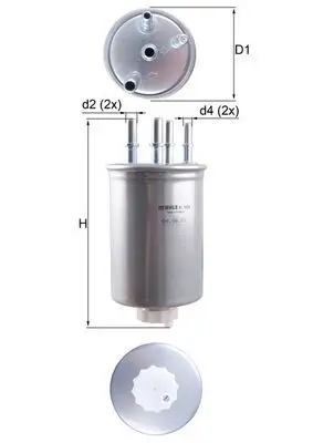 filtru combustibil MAHLE KL 1026