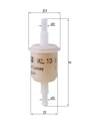 filtru combustibil MAHLE KL 13