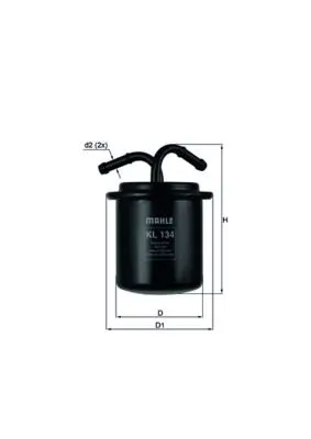 filtru combustibil MAHLE KL 134