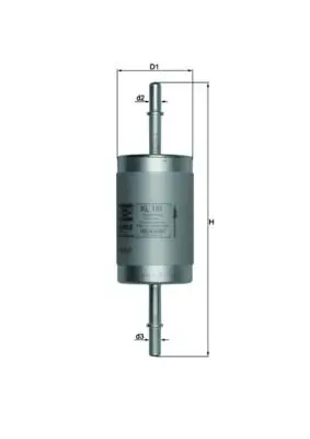 filtru combustibil MAHLE KL 181