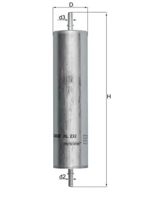filtru combustibil MAHLE KL 232