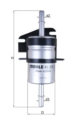 filtru combustibil MAHLE KL 238
