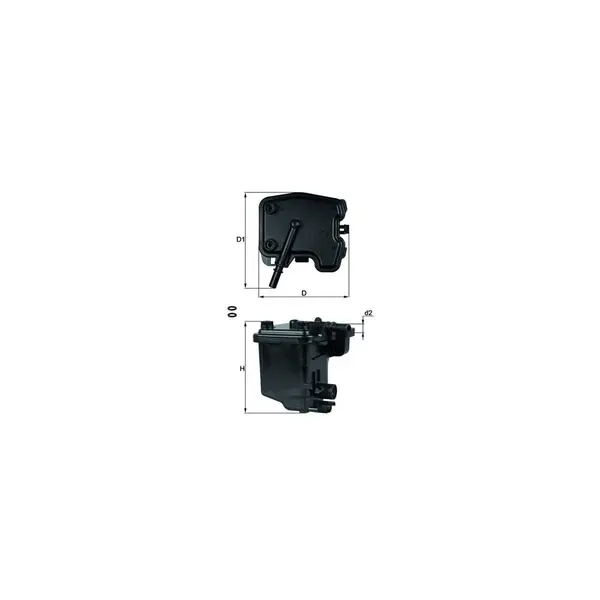 Filtru combustibil MAHLE KL 431D