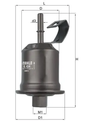 filtru combustibil MAHLE KL 434