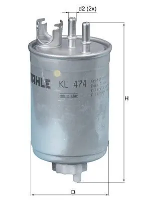 filtru combustibil MAHLE KL 474