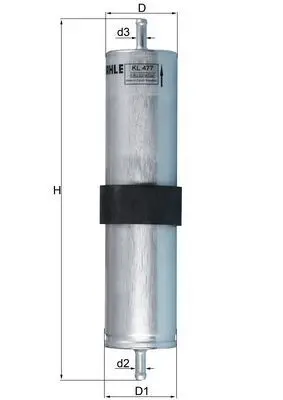 filtru combustibil MAHLE KL 477
