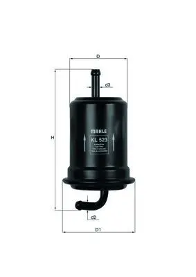 filtru combustibil MAHLE KL 523