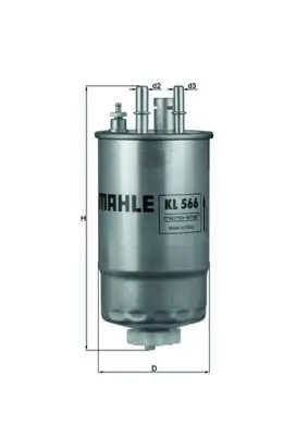 filtru combustibil MAHLE KL 566