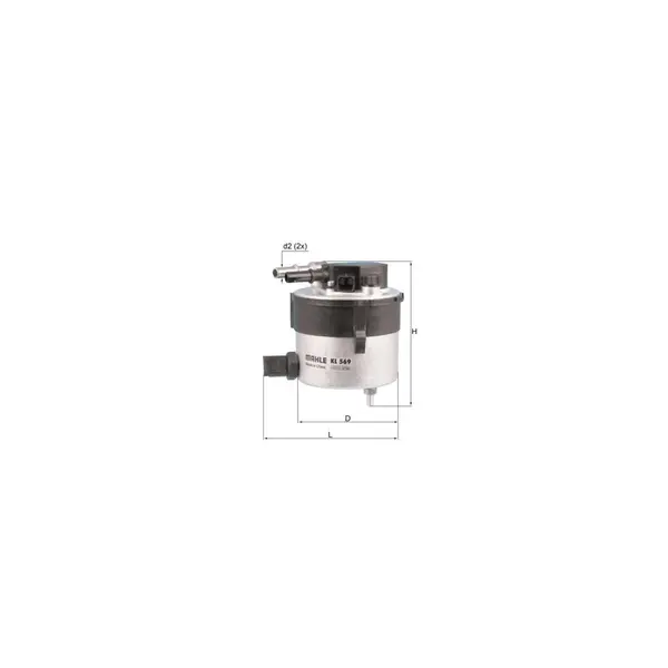 Filtru combustibil MAHLE KL 569