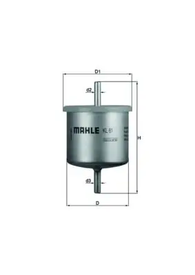 filtru combustibil MAHLE KL 61