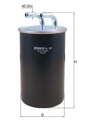filtru combustibil MAHLE KL 737