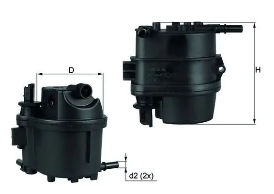 filtru combustibil MAHLE KL 779