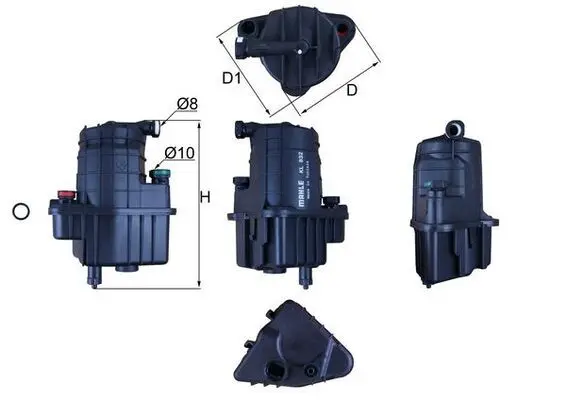 filtru combustibil MAHLE KL 832D