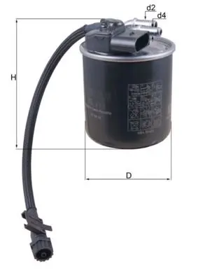 filtru combustibil MAHLE KL 912