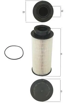 filtru combustibil MAHLE KX 182D