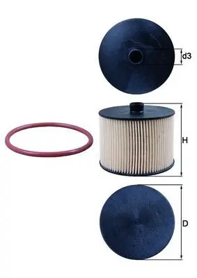 filtru combustibil MAHLE KX 201D