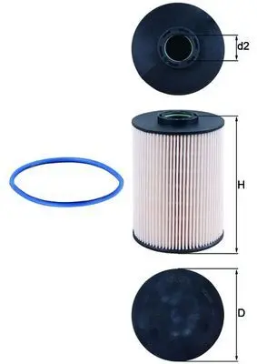 filtru combustibil MAHLE KX 211D