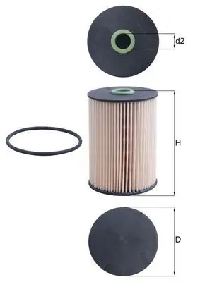 filtru combustibil MAHLE KX 228D