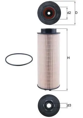 filtru combustibil MAHLE KX 261D