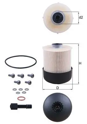 filtru combustibil MAHLE KX 338/28D