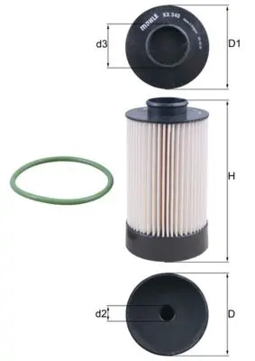 filtru combustibil MAHLE KX 340D