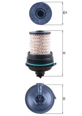 filtru combustibil MAHLE KX 480