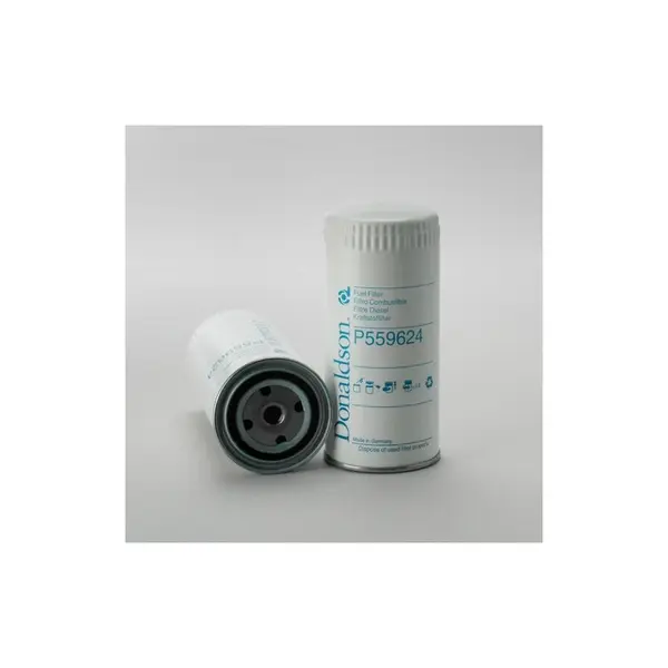 Filtru Combustibil P559624, Lungime 210 mm, Diam. Ext. 96 mm, Filet M16 x 1.5, Finetea 5 µ, Donaldson