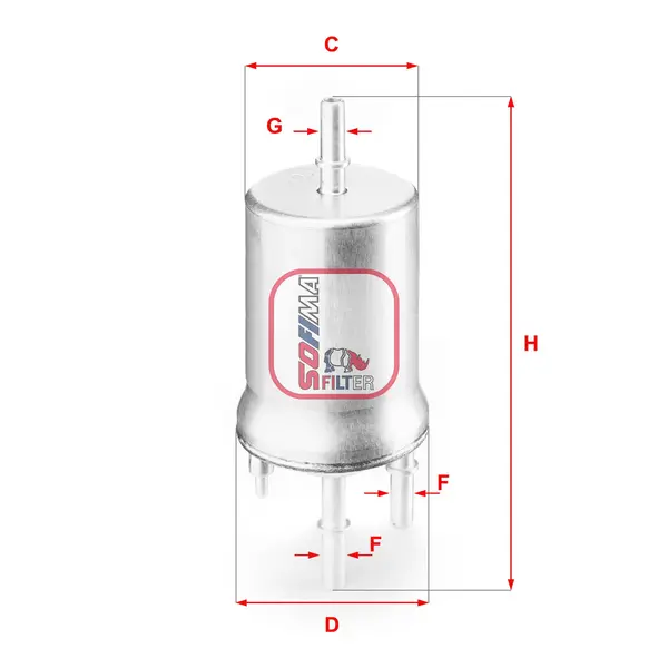 filtru combustibil SOFIMA S 1832 B