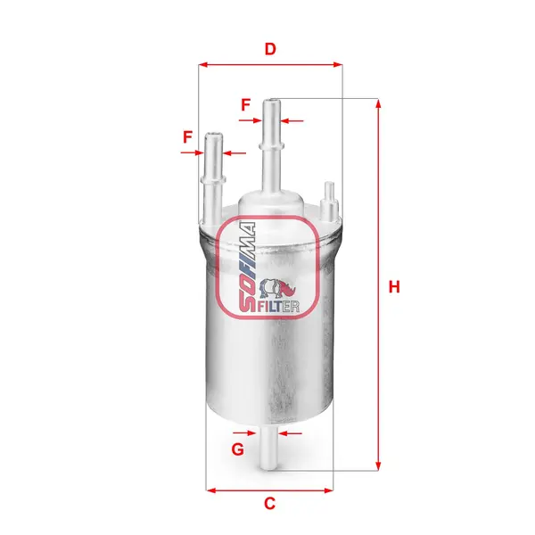 filtru combustibil SOFIMA S 1833 B
