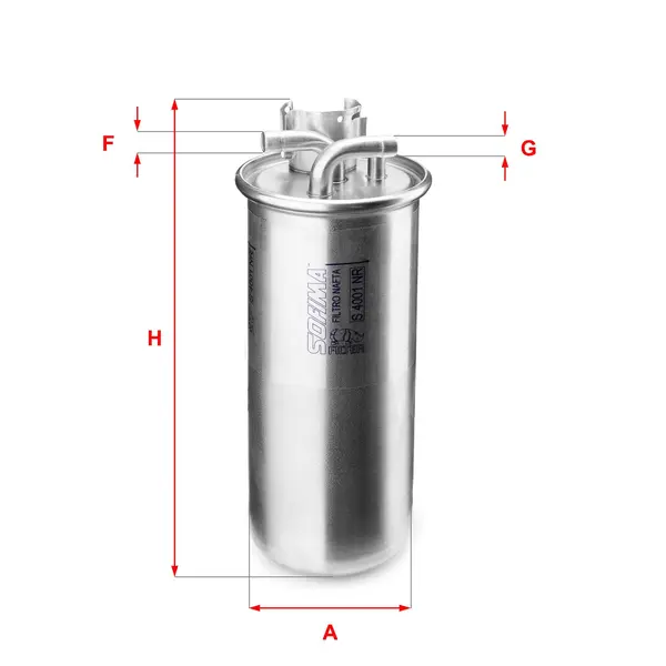 filtru combustibil SOFIMA S 4001 NR
