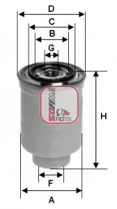 filtru combustibil SOFIMA S 4119 NR