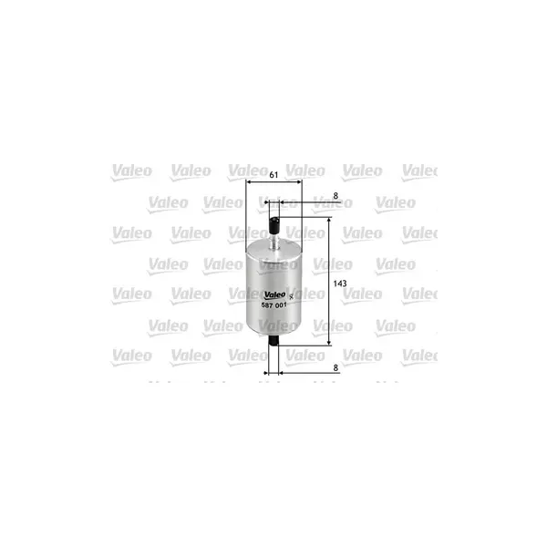 Filtru combustibil VALEO 587001