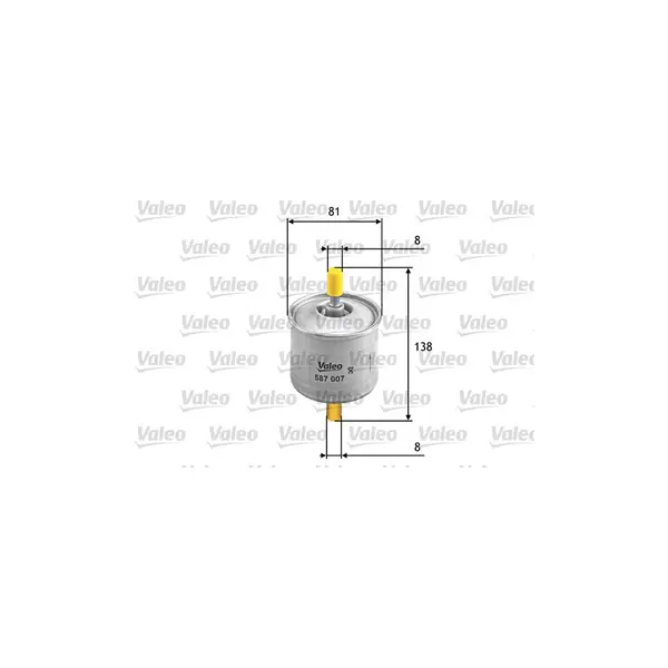 Filtru combustibil VALEO 587007