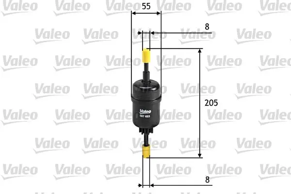 filtru combustibil VALEO 587023