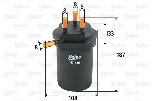 filtru combustibil VALEO 587559
