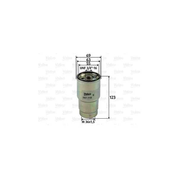 Filtru combustibil VALEO 587710