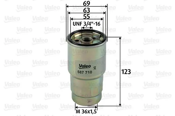 filtru combustibil VALEO 587710