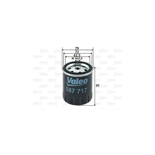 Filtru combustibil VALEO 587717
