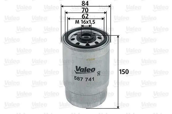 filtru combustibil VALEO 587741