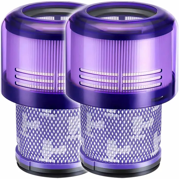 Filtru de aspirator NewEvo pentru Dyson, 2 bucati, compatibil cu aspiratorul Dyson V11 V15 SV14, Lavabil, Violet